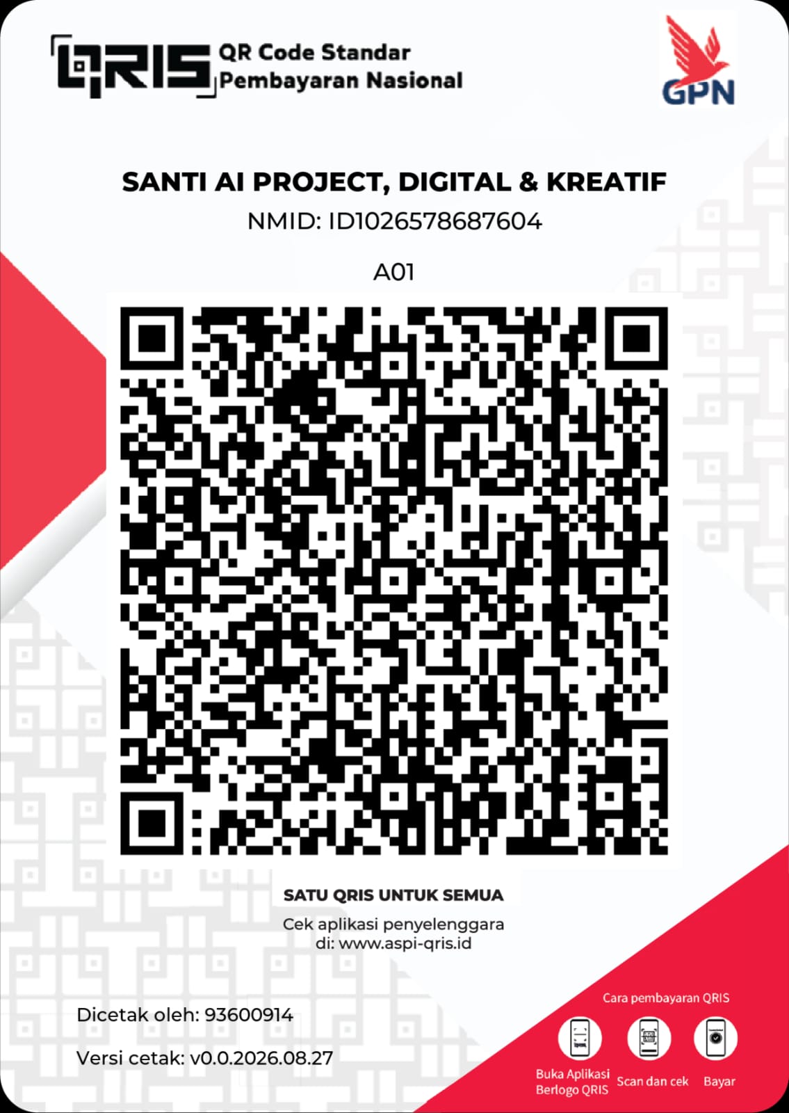 QRIS SANTI AI PROJECT